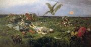 Viktor Vasnetsov The field of Igor Svyatoslavich battle with the Polovtsy, USA oil painting artist